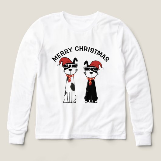 Joyeux Noël Cool Dog (Motif recto)