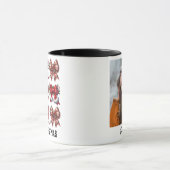 Joyeux noël coquette noeud papillon, Mug de nom pe (Centre)
