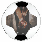 Joyeux Noël Couple balle de football (Devant)