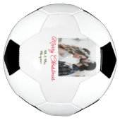 Joyeux Noël couple photo ajouter nom heureux vacan (Tourné)