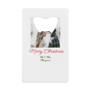 Joyeux Noël couple photo ajouter nom heureux vacan