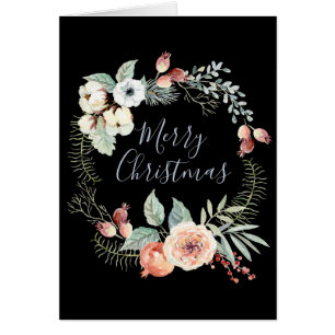 Joyeux Noël, couronne d'hiver, Noël