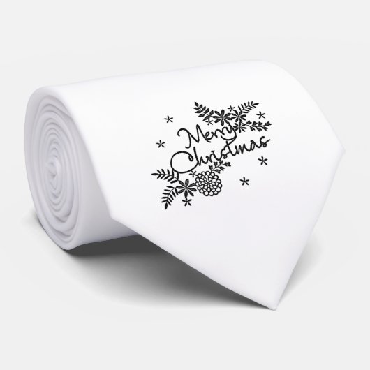 Joyeux Noël Cravate art et design (Roulé)