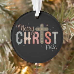 Joyeux Noël Croix Religieuse Famille Chrétienne