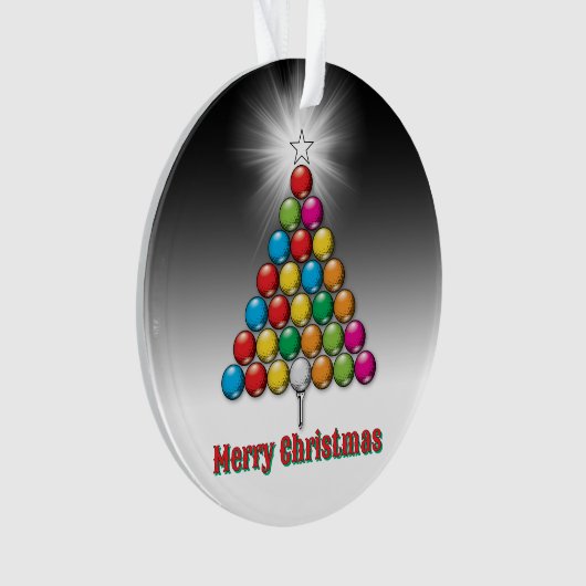 Joyeux Noël Custom Golf Design (devant)