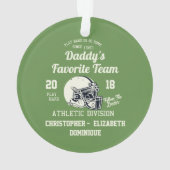 Joyeux Noël Daddy's Favorite Team Football (dos)