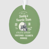 Joyeux Noël Daddy's Favorite Team Football (devant)