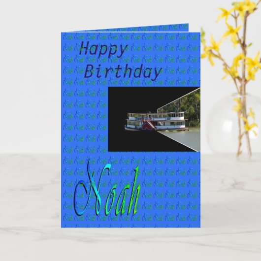 Joyeux Noël d'anniversaire, carte de voeux (Fleur jaune)