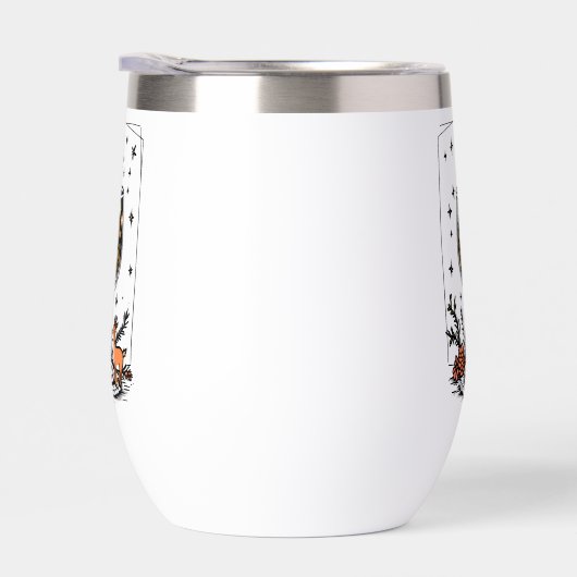 Joyeux Noël dans un verre de vin (Droite)