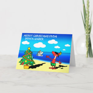 Joyeux Noël d'Australie Carte de voeux