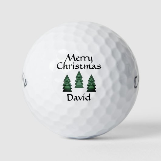 Joyeux Noël #David balles de golf par dalDesignNZ (Devant)