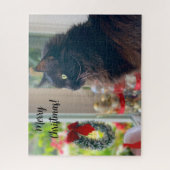Joyeux Noël De Buster Kitty Jigsaw Puzzle (Vertical)