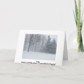 Joyeux Noël de carte de Noël du Michigan (Dos)