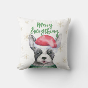 Joyeux Noël de chien Tout Coussin