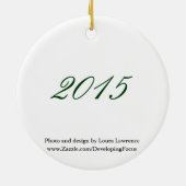 Joyeux Noël de Kettering, ornement de l'Ohio 2015 (Dos)