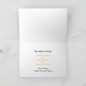 Joyeux Noël de la carte famille (Intérieur)