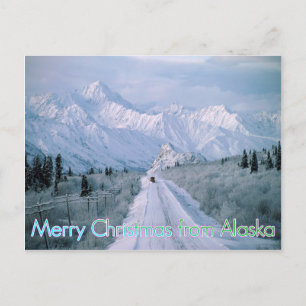 Joyeux Noël de la carte postale Alaska