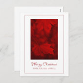 Joyeux Noël de la nouvelle carte postale d'adresse (Devant / Derrière)