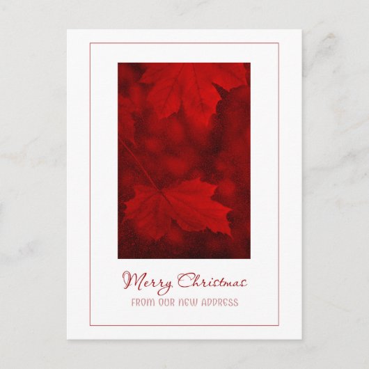 Joyeux Noël de la nouvelle carte postale d'adresse (Devant)