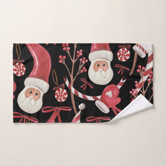 Joyeux Noël de notre famille (Serviette à main)