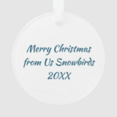 Joyeux Noël de Snowbirds (dos)