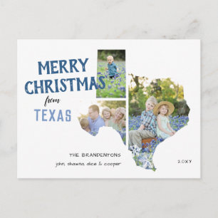 Joyeux Noël de Texas Three Photo Carte postale