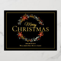 Joyeux Noël de vacances Poinsettia Wreath Business
