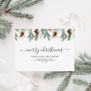 Joyeux Noël de verdure faire-part