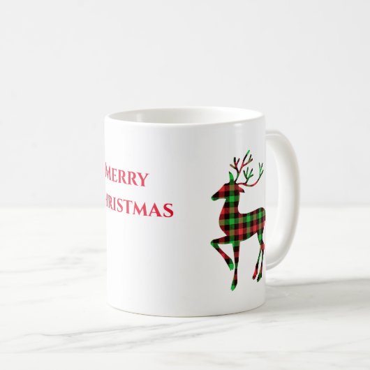 Joyeux Noël Deer Mug (Devant droit)