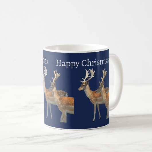 Joyeux Noël Deer Mug (Devant droit)