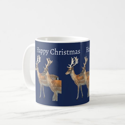 Joyeux Noël Deer Mug (Devant gauche)