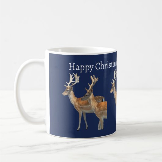 Joyeux Noël Deer Mug (Gauche)