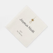 Joyeux Noel - delicate pine branches  Servet (Hoek)