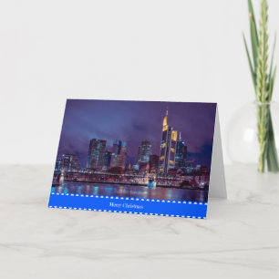 Joyeux Noël depuis la carte de Francfort