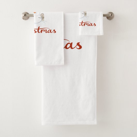 Joyeux Noël+Design Snowman (En situation)