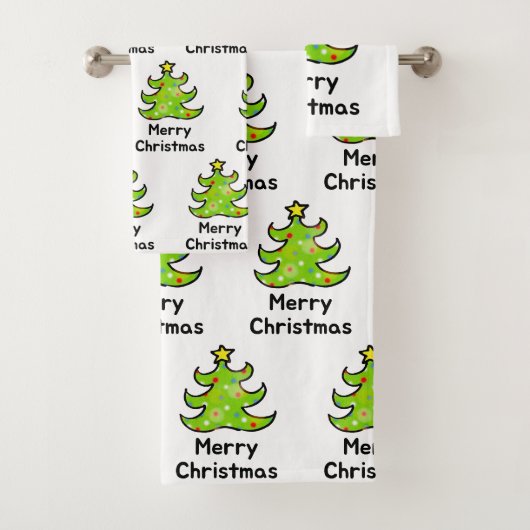 Joyeux Noël Dessin d'Arbre Fantaisiste (En situation)
