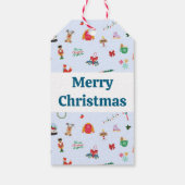 Joyeux Noël détails mignons étiquette de saveur (Dos)