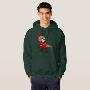 joyeux noël dinosaur santa claus sweat - shirts à 
