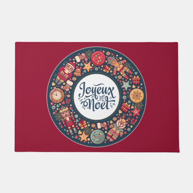 Joyeux Noel Doormat Deurmat (Voorkant)