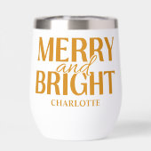 Joyeux Noël doré brillant (Arrière)