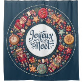 Joyeux Noel douchegordijn (Voorkant)