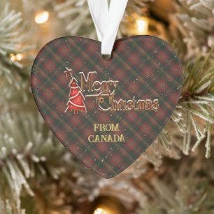 Joyeux Noël du Canada Tartan