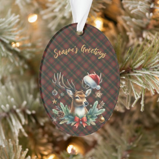 Joyeux Noël du Canada Tartan de Noël (Arbre)
