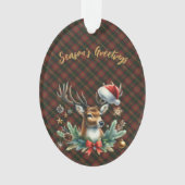 Joyeux Noël du Canada Tartan de Noël (devant)