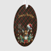Joyeux Noël du Canada Tartan de Noël (devant)