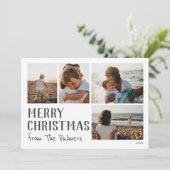 Joyeux Noël du carte photo modifiable (Debout devant)