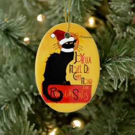 Joyeux Noël Du Chat Noir Keramisch Ornament