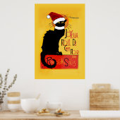 Joyeux Noël Du Chat Noir Poster (Keuken)