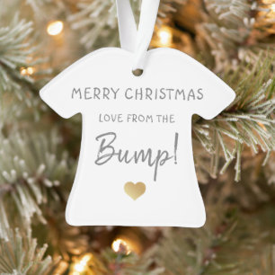 joyeux Noël du coeur doré de la petite bosse
