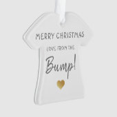 joyeux Noël du coeur doré de la petite bosse (devant)